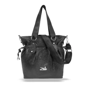   Zellia 24112 čierna dámska taška cez rameno, bočná taška 30 x 28 x 13 cm