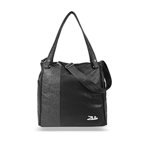  Dámska kabelka cez rameno Zellia Zlb248 čierna 34 x 31 x 14 cm