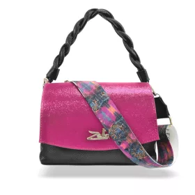    Dámska bočná taška Zellia 24057 - Next C. Tiger - Čierno-purpurová