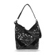  Dámska taška cez rameno Zellia Zlb286 čierna - Leaf -