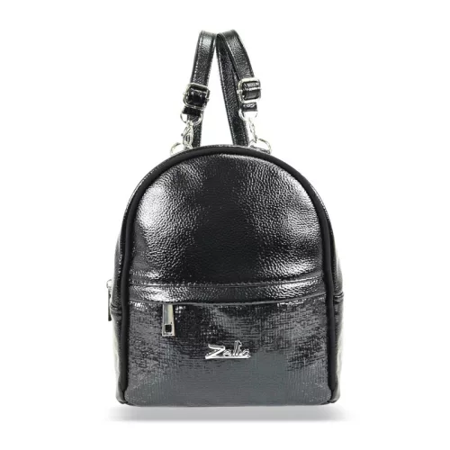  Dámsky batoh Zellia Zlb301 čierny 25 x 21 x 8 cm