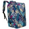  Peterson kvetinový vzor, dámsky batoh, príručná batožina 40×25×20 cm