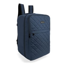    Zellia tmavomodrý batoh Vizz Air Ryanair do príručnej batožiny Hz-104 - prešívaný - vodoodpudivý 40 X 25 X 20 Cm