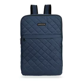    Zellia tmavomodrý batoh Vizz Air Ryanair do príručnej batožiny Hz-104 - prešívaný - vodoodpudivý 40 X 25 X 20 Cm