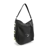  Čierna dámska taška cez rameno Zellia 34 × 27 cm