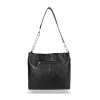 Zellia  Zvn25002 fekete női válltáska oldalpántal 31 x 26 x 14 cm