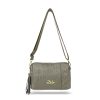  Dámska crossbody kabelka Zellia Zlb210 v béžovej farbe 25 x 17 x 9 cm