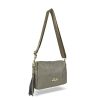  Dámska crossbody kabelka Zellia Zlb210 v béžovej farbe 25 x 17 x 9 cm
