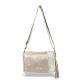  Zellia Zlb210 zlatá trblietavá dámska crossbody kabelka 25 x 17 x 9 cm
