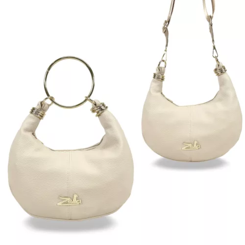  Dámska taška cez rameno Zellia 25048 béžová