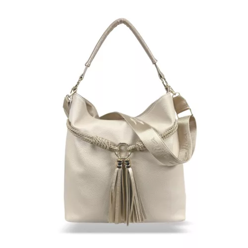  Zellia 25019 béžová dámska taška cez rameno 34 x 31 x 12 cm