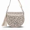 Zellia 21028 Pantera taupe-bézs női patkótáska 23 x 11 cm
