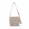Zellia 21028 Pantera taupe-bézs női patkótáska 23 x 11 cm