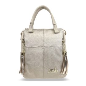  Dámsky zlatý ruksak Zellia 24136 26 x 24 x 14 cm