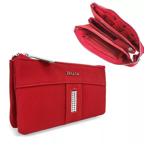  Dámska peňaženka Zellia Hz-127 D217 - 2181D - červená
