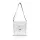  Dámska kabelka Zellia Zlb103 bielo-strieborná, crossbody, 27 x 23 x 9 cm