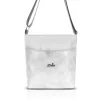  Dámska kabelka Zellia Zlb103 bielo-strieborná, crossbody, 27 x 23 x 9 cm