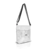  Dámska kabelka Zellia Zlb103 bielo-strieborná, crossbody, 27 x 23 x 9 cm