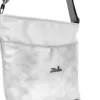  Dámska kabelka Zellia Zlb103 bielo-strieborná, crossbody, 27 x 23 x 9 cm