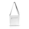  Dámska kabelka Zellia Zlb103 bielo-strieborná, crossbody, 27 x 23 x 9 cm