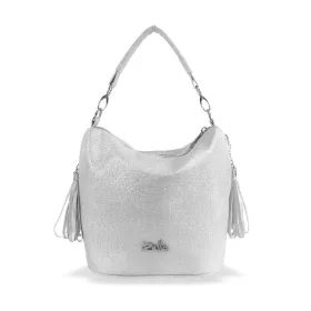 Zellia ZLB391 ezüst női oldaltáska 23 x 22 x 13,5 cm