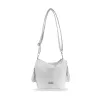 Zellia ZLB391 ezüst női oldaltáska 23 x 22 x 13,5 cm
