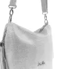 Zellia ZLB391 ezüst női oldaltáska 23 x 22 x 13,5 cm