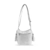 Zellia ZLB391 ezüst női oldaltáska 23 x 22 x 13,5 cm