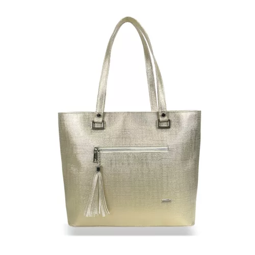  Dámska kabelka cez rameno Zellia Td57 zlatá 35 x 30 x 12 cm