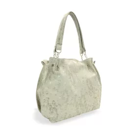   Zellia ZLB393 női válltáska krémszín, oldalpántal 30 x 29 x 12 cm