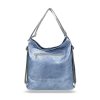  Dámska taška/batoh Zellia 19010 Jeans Blue - modro-strieborná
