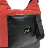  Dámska prešívaná červeno-čierna taška cez rameno Zellia, ruksak