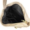  Dámska kabelka cez rameno Zellia Zlb180 zlatá, bočná 34 x 27 x 11 cm