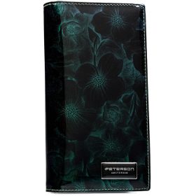    Dámska kožená peňaženka Peterson modrá 19 x 10 x 2,5 cm