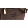  Pánska hnedá kožená bočná taška Wild 19,5 × 15 cm
