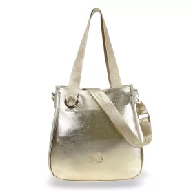    Dámska zlatá kabelka cez rameno Zellia 23068 34 x 33 x 12 cm