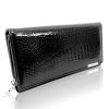  Dámska kožená peňaženka Jennifer Jones čierna 19 x 4 x 9,5 cm