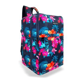    Zellia Hz-104 D1013 tropický kvetinový vzor WizzAir Ryanair batoh na príručnú batožinu vodeodolný 40 x 25 x 20 cm