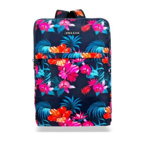    Zellia Hz-104 D1013 tropický kvetinový vzor WizzAir Ryanair batoh na príručnú batožinu vodeodolný 40 x 25 x 20 cm