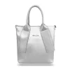  Zellia H728 dámska strieborná kabelka 26 x 25 x 14 cm