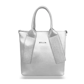  Zellia H728 dámska strieborná kabelka 26 x 25 x 14 cm