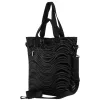  Rovicky R-Tz15605-2462 Čierna vzorovaná nákupná taška W05 49 x 40 x 18 cm