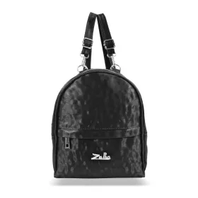  Dámsky batoh Zellia Zlb301 čierny 25 x 21 x 8 cm