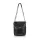  Dámska čierna trblietavá crossbody kabelka Zellia Zvn22004 21 x 18 x 6 cm
