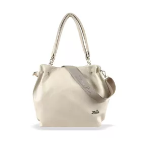   Zellia ZLB393 női válltáska bézs, oldalpántal 30 x 29 x 12 cm