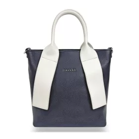  Dámska kabelka Zellia tmavomodrá 26 × 25 cm