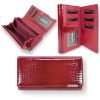  Dámska kožená peňaženka Jennifer Jones červená 19 x 10 x 4 cm