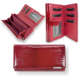    Dámska kožená peňaženka Jennifer Jones červená 19 x 10 x 4 cm