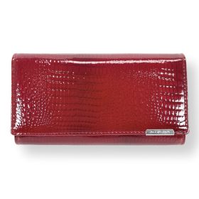    Dámska kožená peňaženka Jennifer Jones červená 19 x 10 x 4 cm