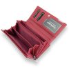  Dámska kožená peňaženka Jennifer Jones červená 19 x 10 x 4 cm